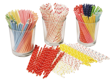 Papierstrohhalme ""Sterne"", 120tlg.""